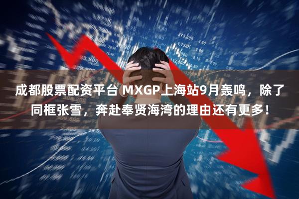 成都股票配资平台 MXGP上海站9月轰鸣，除了同框张雪，奔赴奉贤海湾的理由还有更多！